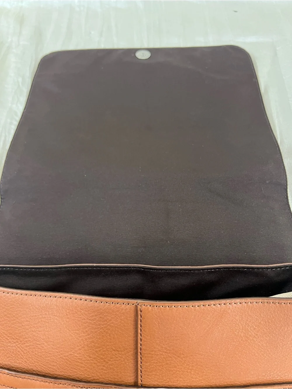 Coach F70655 Leather Messenger Bag Brown Laptop Crossbody Commuter VGUC